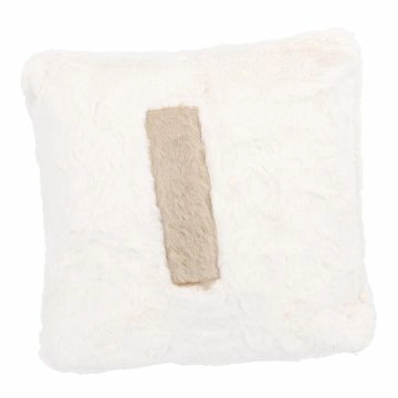 Kissen Buchstabe, I/creme, 30 x 30 cm