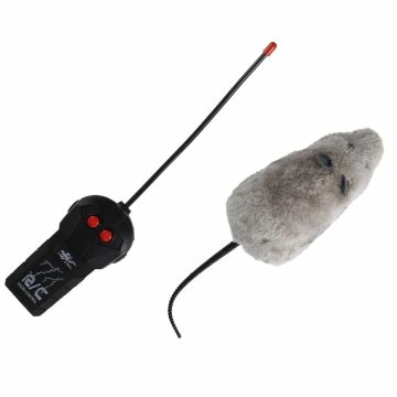 Maus, ferngesteuert, grau, 21 cm