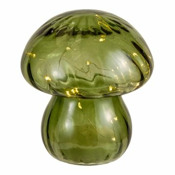 LED-Pilz Schwung, grün, 15.5 cm