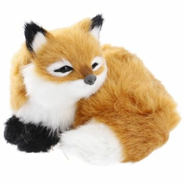 Fuchs Kunstfell, liegend, 13 cm
