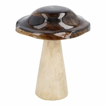 Pilz Lasur, Uni, braun, 16 cm