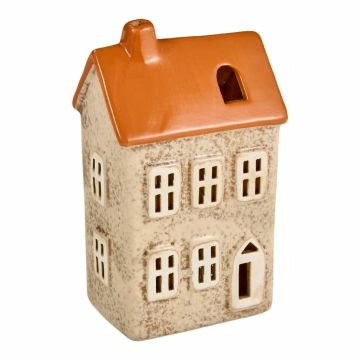 LED-Haus Dach, orange/glatt, 16 cm