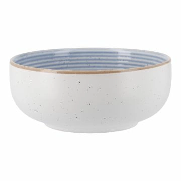 Schale Rille, blau, 11 cm