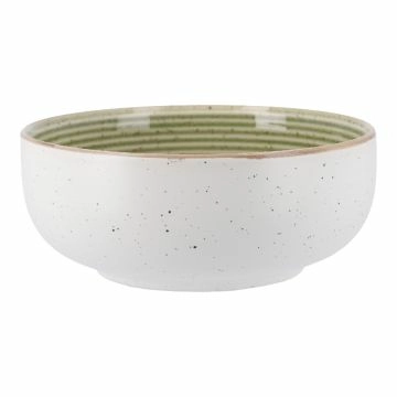 Schale Rille, grün, 11 cm