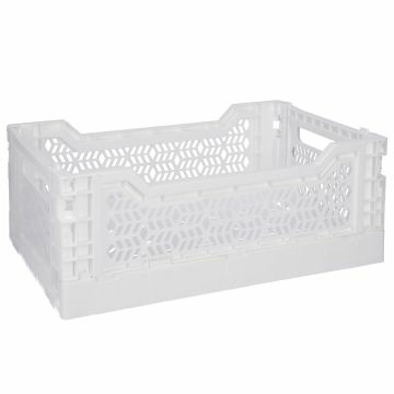 Klappbox, 27 x 17 x 11 cm, weiß
