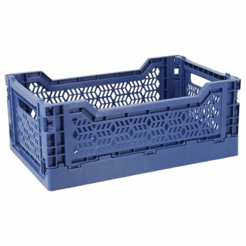 Klappbox, 27 x 17 x 11 cm, dunkelblau