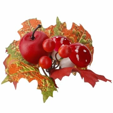 Deko-Stecker Ernte, Pilz/Apfel