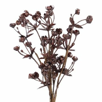Deko-Stecker Knospen, weinrot, 23 cm