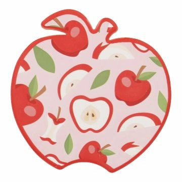 Untersetzer Frucht, Apfel/matt, 10.8 x 11 cm