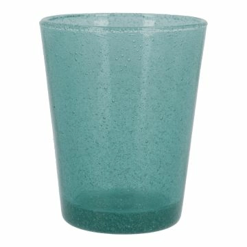 Wasserglas Bubbles, türkis, 275 ml