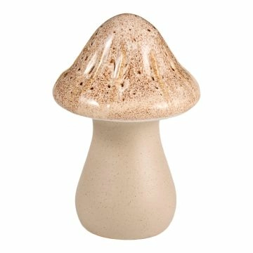 Deko-Pilz Sprenkel, spitz, 9 x 15 cm
