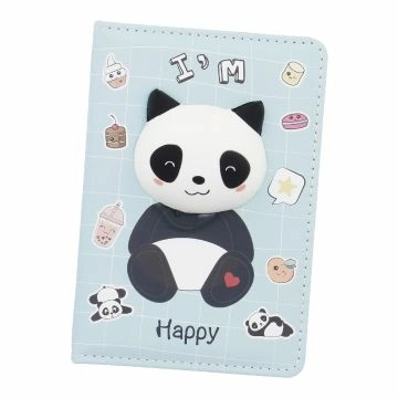 Notizbuch Kawaii, 3D-Figur/Panda