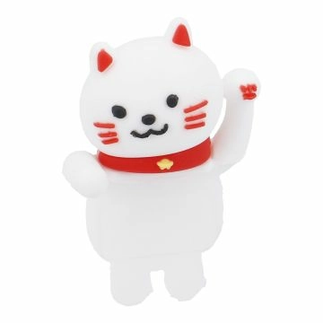 Handysticker-Figur, Katze/rot