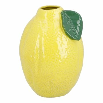 Vase Zitrone, gelb, 21.5 cm