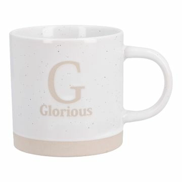 Becher Buchstabe/Feeling, Glorious, 380 ml