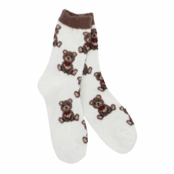Kuschelsocken Cosy, Bär/mint, Gr. 35-42