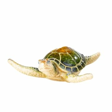Figur See, Schildkröte, grün, 10 cm