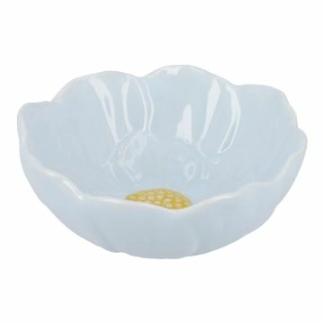 Schale Blüten, hellblau, 9.5 cm