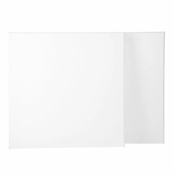 2er Set Leinwand, 30 x 30 cm