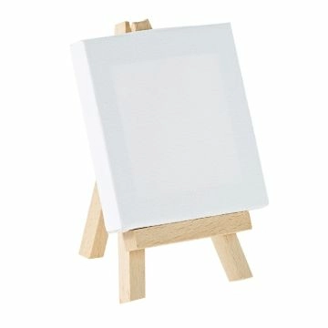 Leinwand Mini auf Staffelei, 8 x 8 cm
