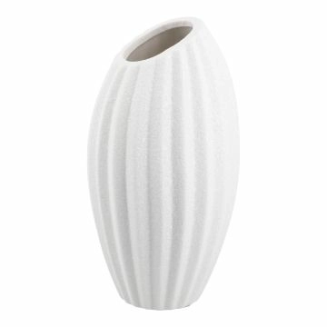 Vase Struktur, organisch/matt, 15 cm