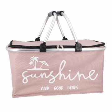 Kühltasche mit Henkel, rosa, 35 l