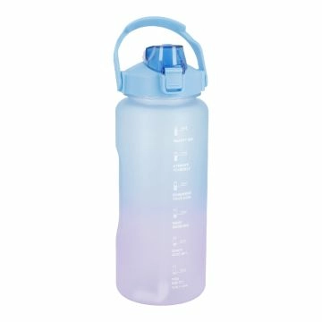 Trinkflasche Motivation, blau, 2 l