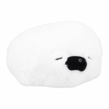 Kuscheltier Robbe, weiß, 40 cm