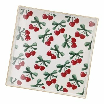 Tablett Kirsche, 32.5 x 32.5 cm