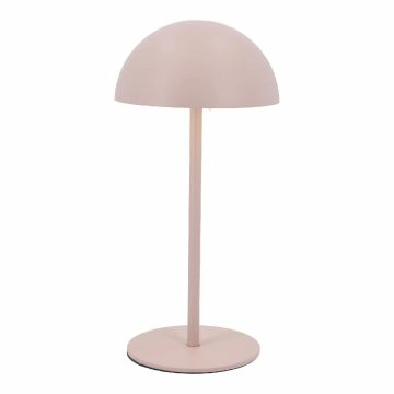 Deko-Leuchte Halbrund, pink, 20 cm