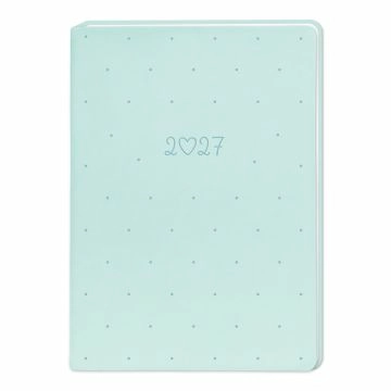 Terminplaner Lederlook, 2027, mint