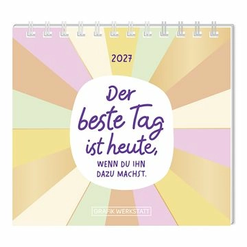 Mini-Tischkalender 2027, Der beste Tag