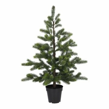 Tannenbaum im Topf, grün, 90 cm