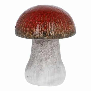 Pilz Punkte, rot, 12 cm
