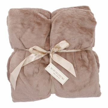 Decke Cozy, taupe, 130 x 170 cm