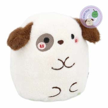 Wende-Kuscheltier, Hund/Apfel, 12 cm