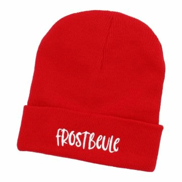 Mütze Weihnachten, Frostbeule/rot