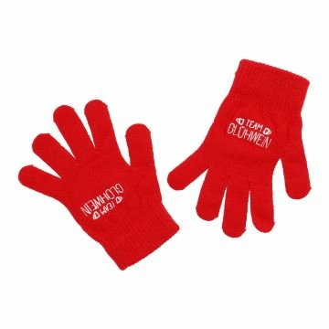 Handschuhe Weihnachten, Team Glühwein/rot