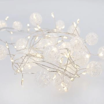 LED-Lichterkette Kugel, 80er