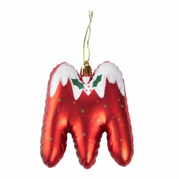 Anhänger Buchstabe, M/rot, 10 cm