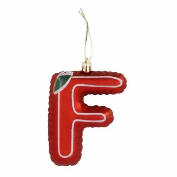 Anhänger Buchstabe, F/rot, 10 cm