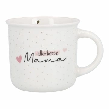 Becher Punkte mit Spruch, Mama, 350 ml
