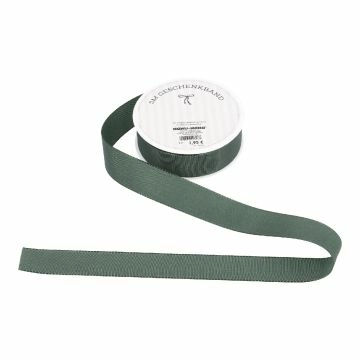 Geschenkband Seide, dunkelgrün, 23 mm x 5 m