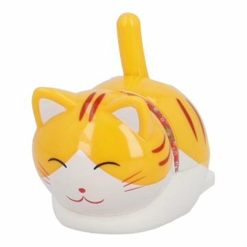 Solar-Katze Wackelschwanz, braun, 11 cm