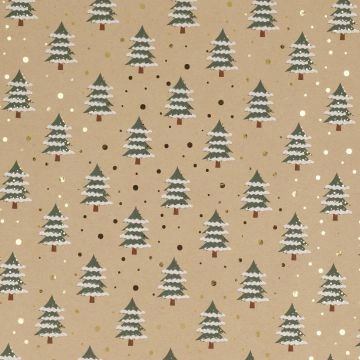 Geschenkpapier Xmas-Motiv, Baum, 2 m