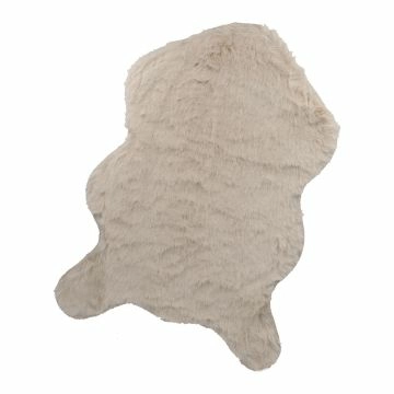 Kunstfell Flausch, creme, 45 x 30 cm