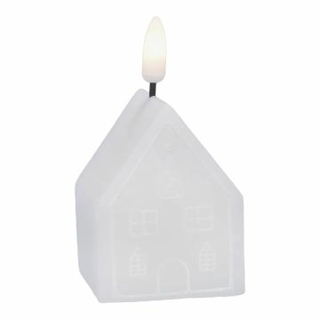 LED-Haus, weiß, 5 x 5 x 9.5 cm