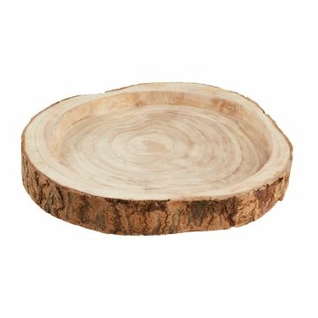 Schale Holzscheibe, 35 cm