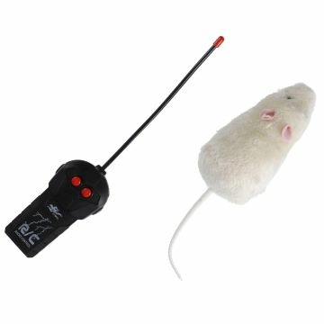 Maus, ferngesteuert, weiß, 21 cm