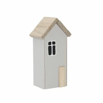 Haus Fenster, hellgrau, 11 cm